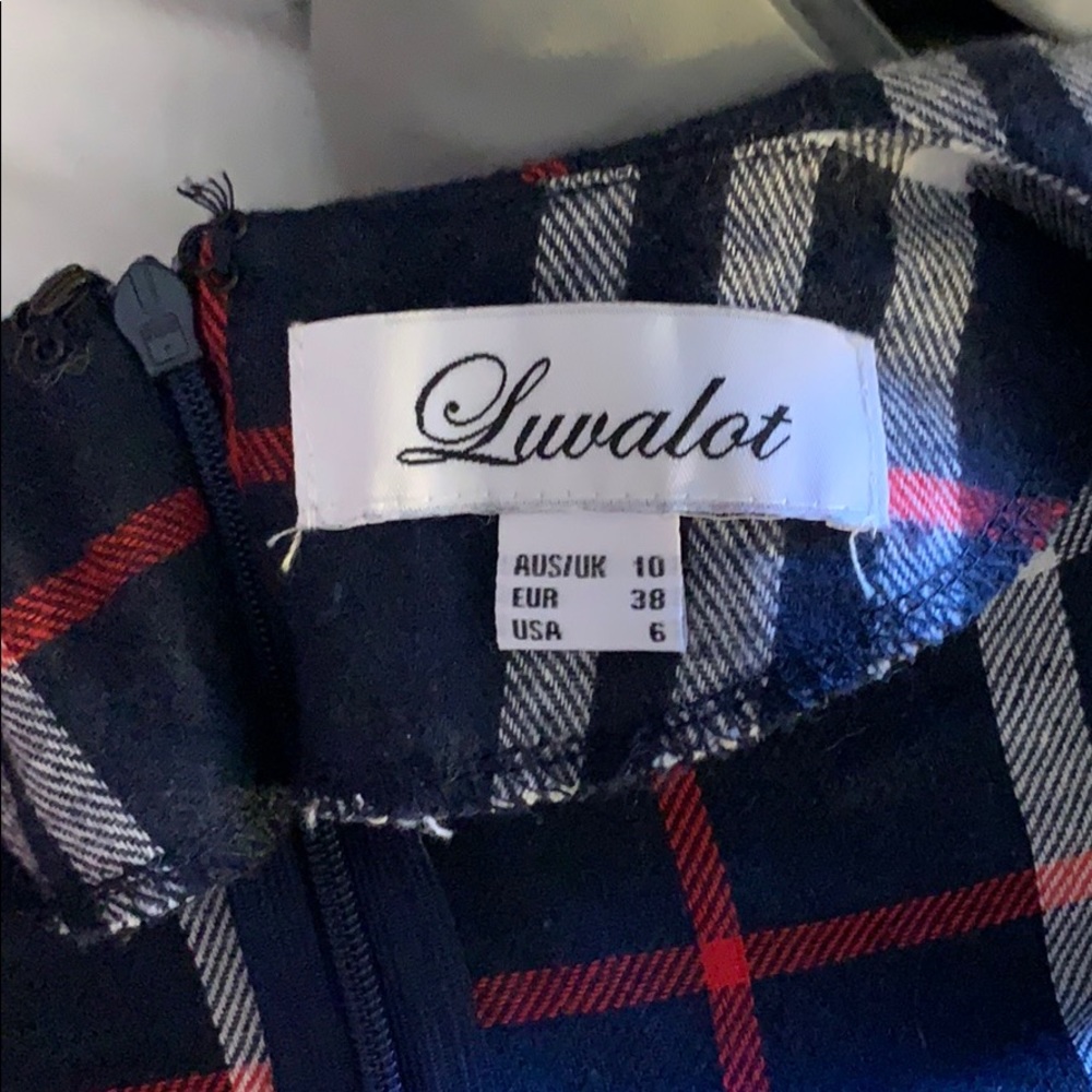 PLAID DRESS - Picture 4 of 4